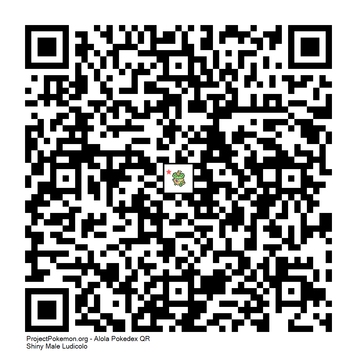 Cdigo QR de Ludicolo variocolor